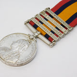 Boer War Queens South Africa Medal Pte T. Hunt East Kent Regiment Antique