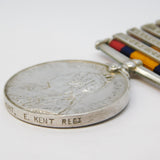 Boer War Queens South Africa Medal Pte T. Hunt East Kent Regiment Antique