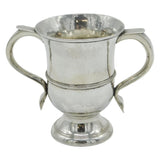 George III Sterling Silver Plain Two-Handled Loving Cup Antique 1764 London