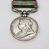 British India Silver Military Medal Relief of Chitral 1895 1522 Sepoy Lath Singh