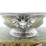 Victorian Sterling Silver Sweet-Treat Bowl Medusa Nouveau Heads Antique 1871