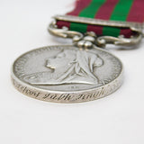 British India Silver Military Medal Relief of Chitral 1895 1522 Sepoy Lath Singh
