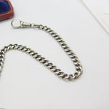 Edwardian Sterling Silver Double Albert Watch Chain 1903 Birmingham Antique