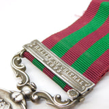 British India Silver Military Medal Relief of Chitral 1895 1522 Sepoy Lath Singh