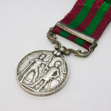 British India Silver Military Medal Relief of Chitral 1895 1522 Sepoy Lath Singh