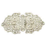 Scottish Victorian Sterling Silver Celtic Nurses Buckle Antique 1898 Glasgow