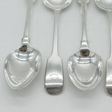 George III Paul Storr Set of Sterling Silver Dessert Spoons Antique 1795 London