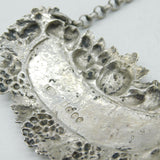 George IV Sterling Silver 'Hock' Wine Decanter Label Antique 1824 London