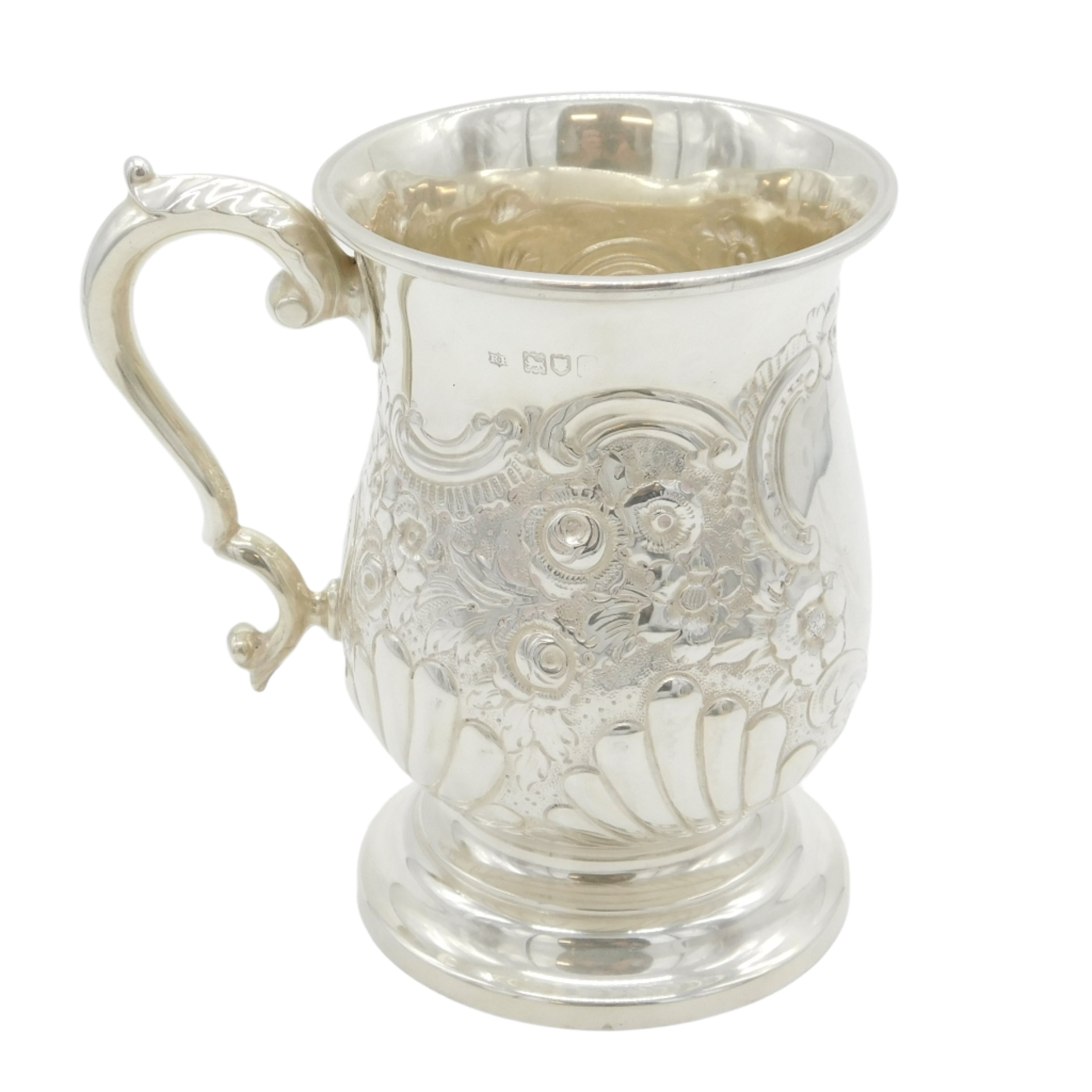 Antique Sterling Silver Pint Tankard