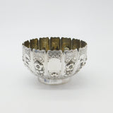 Victorian Sterling Silver Bowl Squirrel, Snake, Swallow Antique 1876 London