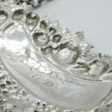 George III Sterling Silver 'Barsac' Wine Decanter Label Antique c1820 London