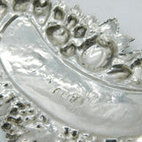 George III Sterling Silver 'Barsac' Wine Decanter Label Antique c1820 London