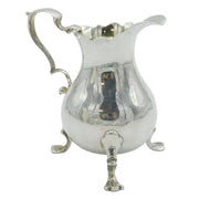George II Sterling Silver Pear-Shaped Cream Jug Antique 1755 London