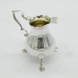 George II Sterling Silver Pear-Shaped Cream Jug Antique 1755 London