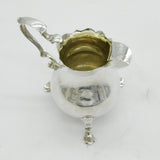 George II Sterling Silver Pear-Shaped Cream Jug Antique 1755 London