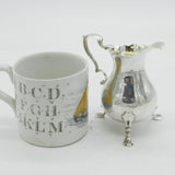 George II Sterling Silver Pear-Shaped Cream Jug Antique 1755 London