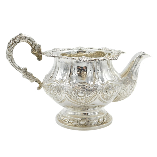 Antique Irish Sterling Silver Cream Jug 