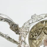 Irish George IV Sterling Silver Floral Spouted Cream Jug Antique 1828 Dublin
