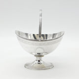 Georgian Sterling Silver Pedestal Sugar Basket 1799 London John Emes Antique