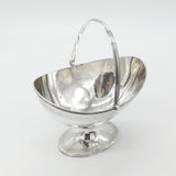 Georgian Sterling Silver Pedestal Sugar Basket 1799 London John Emes Antique