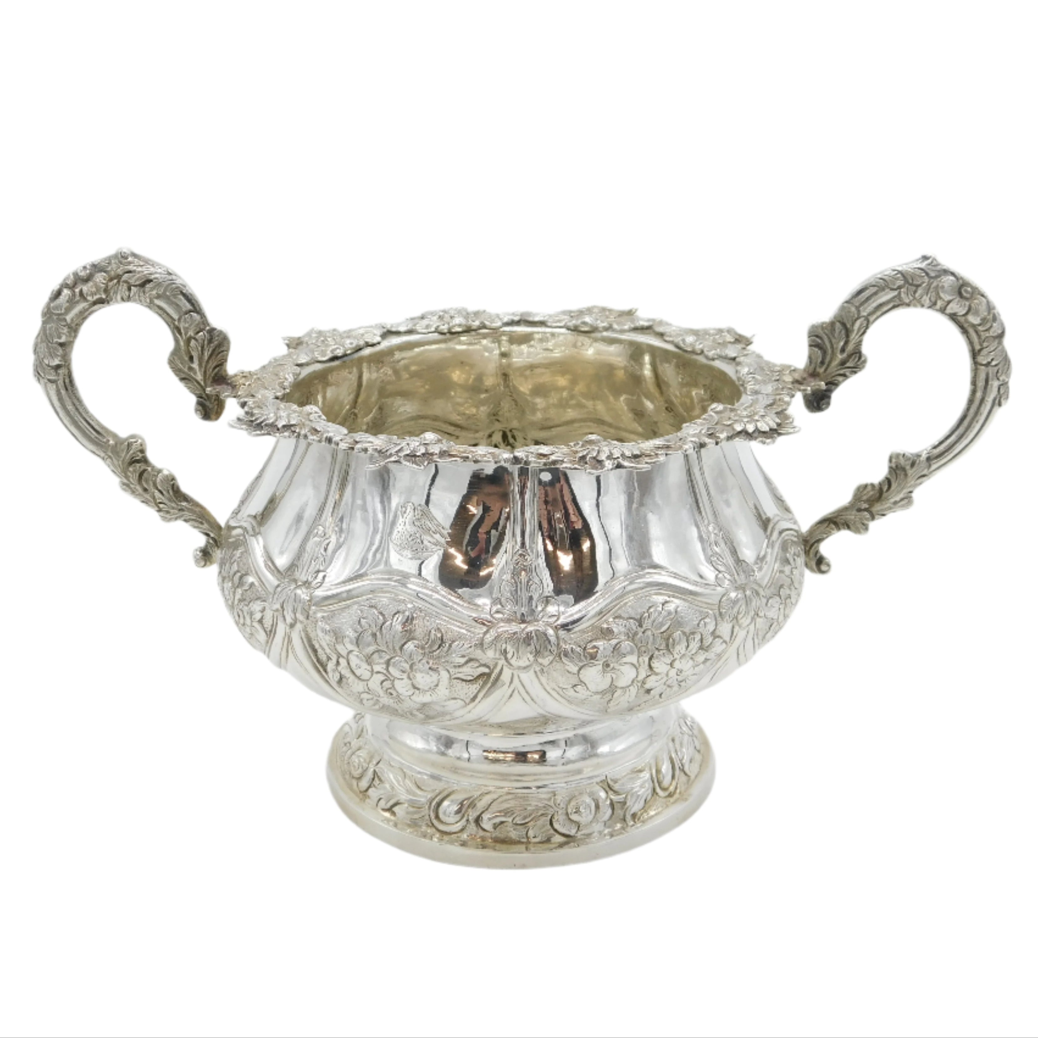 Antique Sterling Silver Irish Bowl