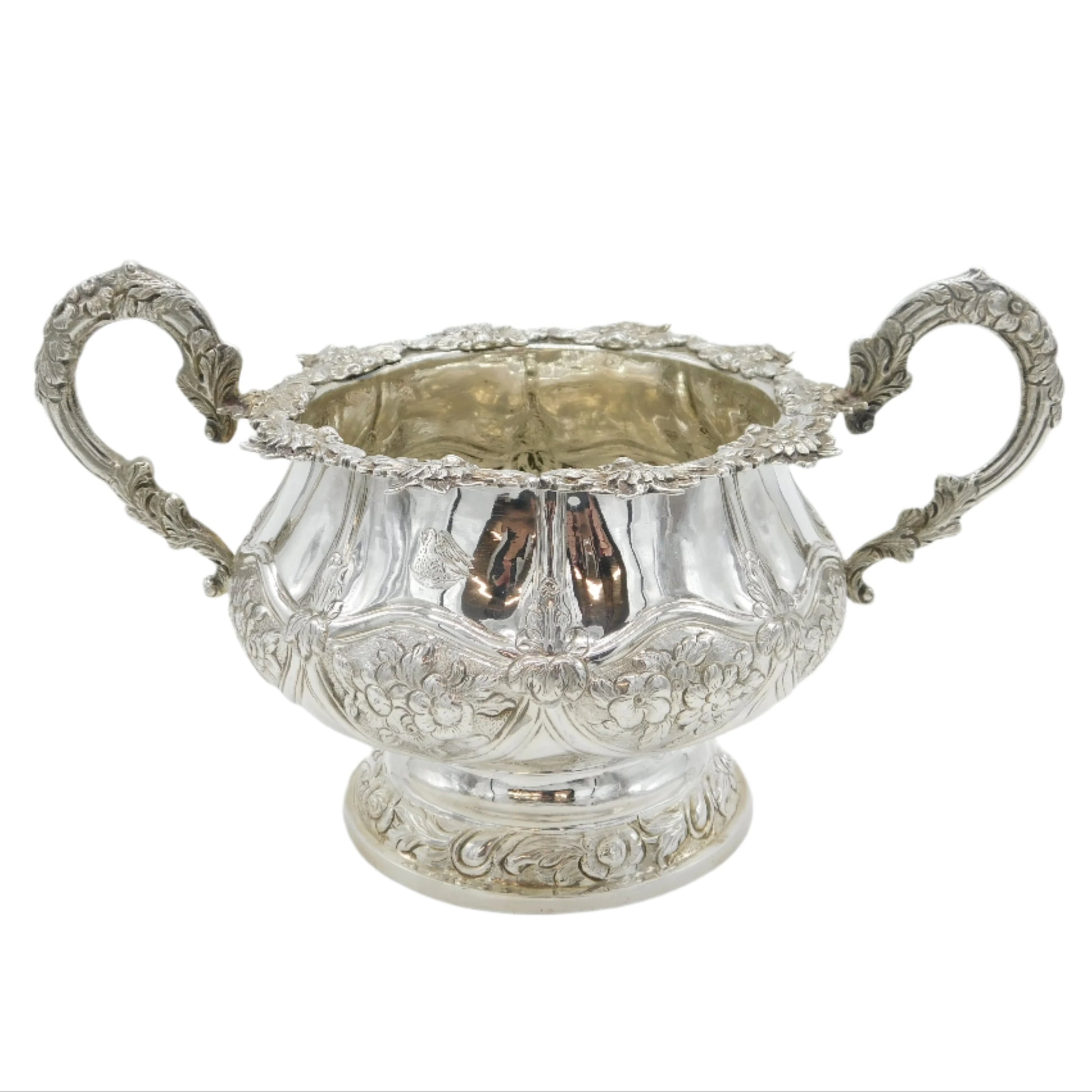 Antique Sterling Silver Irish Bowl