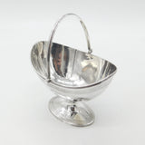 Georgian Sterling Silver Pedestal Sugar Basket 1799 London John Emes Antique