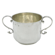 James II Sterling Silver Porringer Cup Antique 1689 London by William Middleton