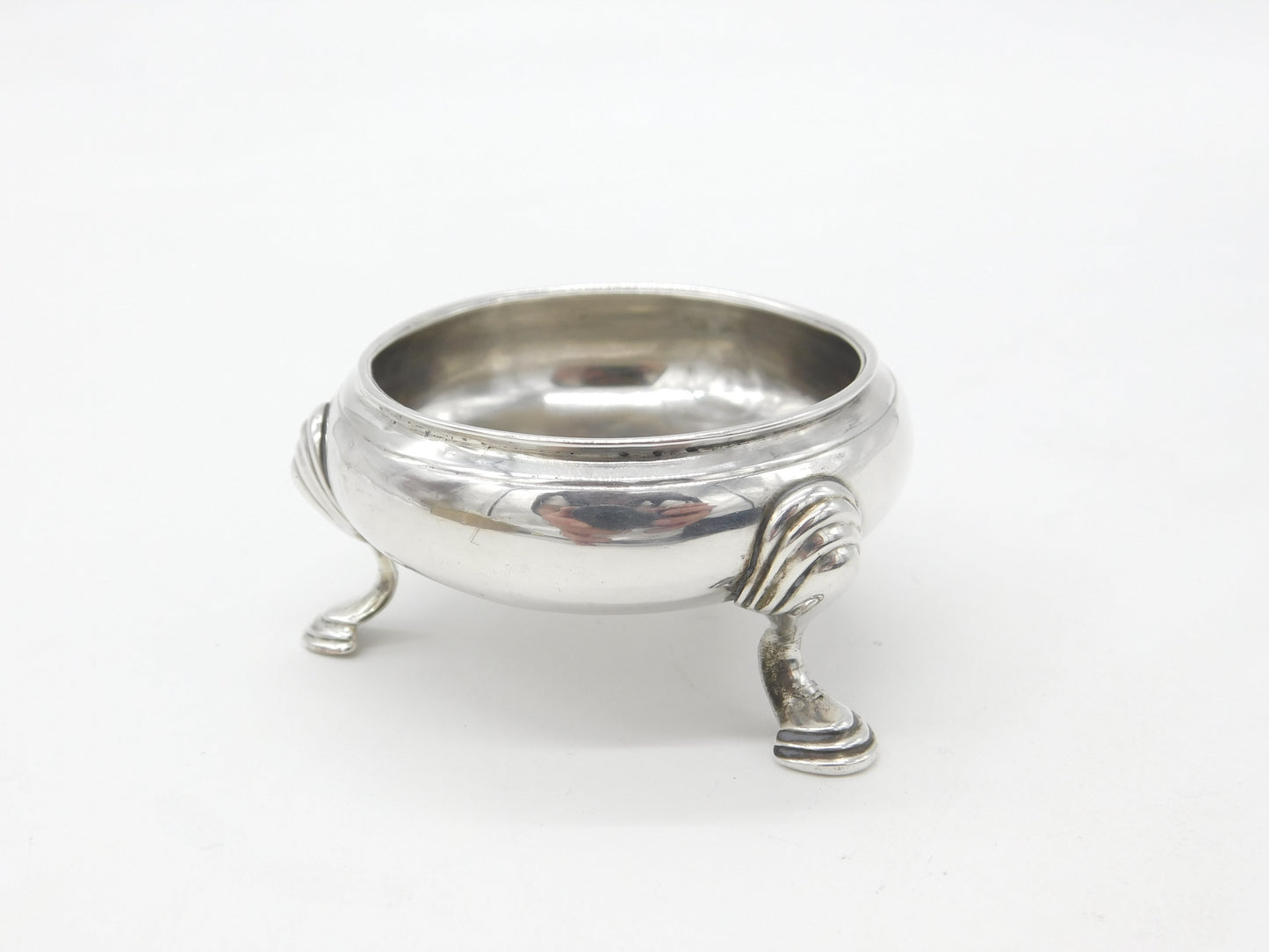 George II Sterling Silver Salt Cellar 1751 London James Morison