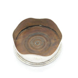 Irish George III Sterling Silver Crested Bottle Coaster Antique 1770 Dublin AF