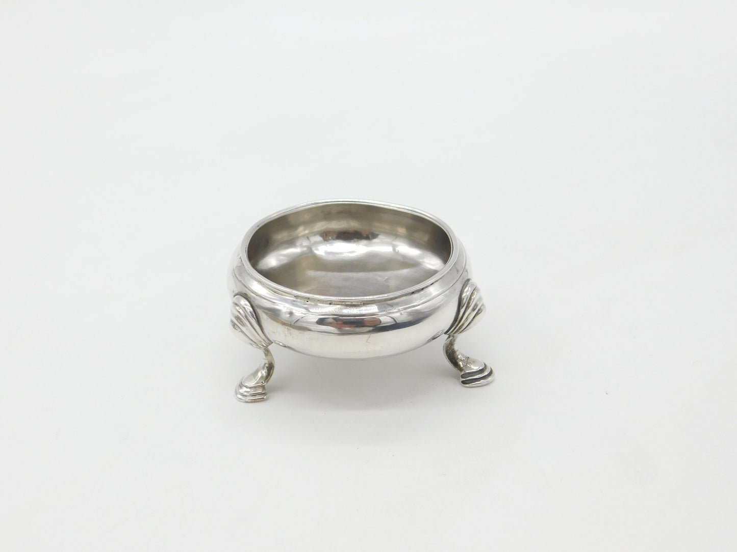 George II Sterling Silver Salt Cellar 1751 London James Morison