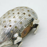 Edwardian Sterling Silver Hedgehog Pin Cushion Antique 1906 Birmingham
