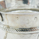 Queen Anne Britannia Silver Floral Embossed Porringer Cup Antique 1710 London