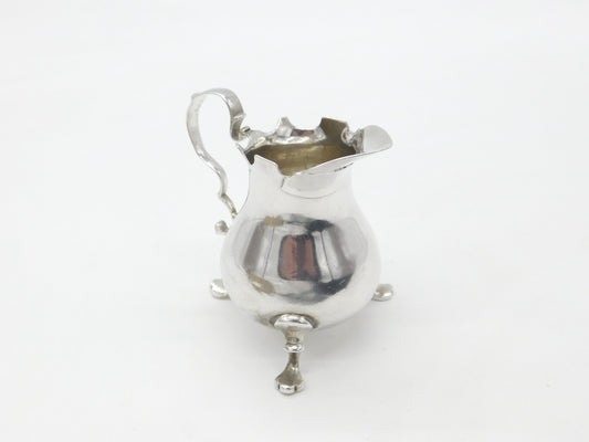 George II Sterling Silver Baluster Cream Jug 1741 London Antique