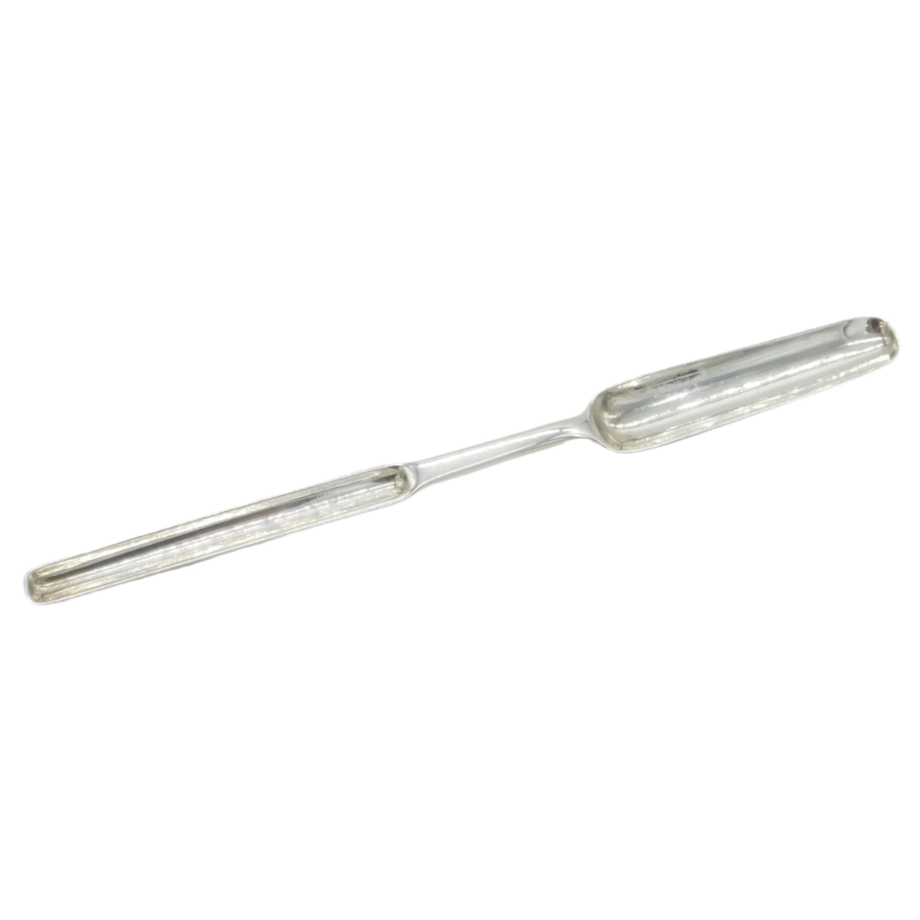 Antique Silver Georgian Bone Marrow Scoop Spoon