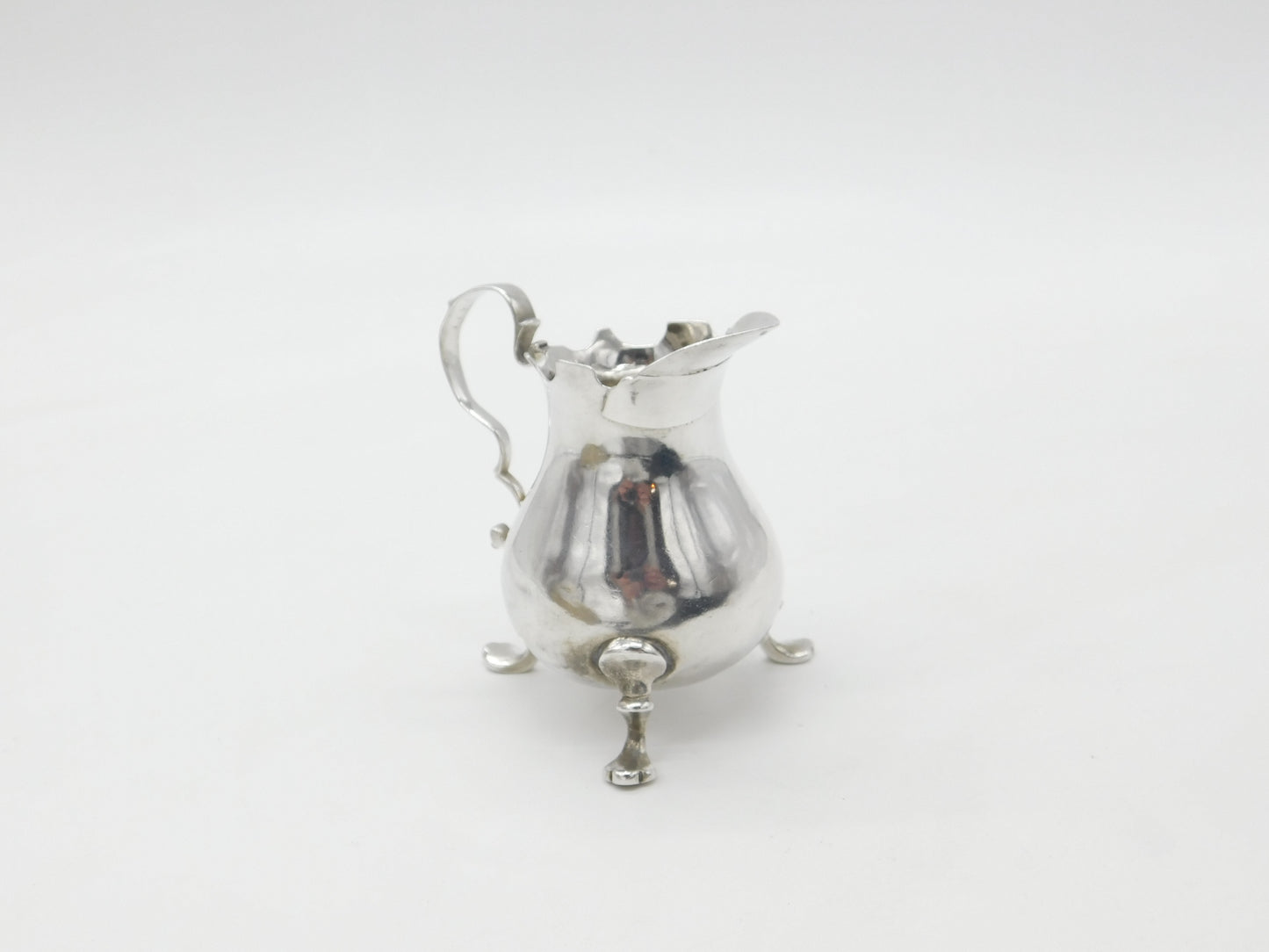 George II Sterling Silver Baluster Cream Jug 1741 London Antique