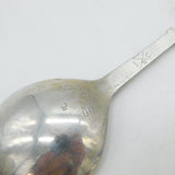 19th Century Hanau .800 Silver Pair of Apostle Serving Spoons Antique c1880