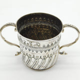 Queen Anne Britannia Silver Porringer Cup Antique 1705 London, John Rand