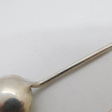 Chinese Sterling Silver Shanghai Rowing Club Oar Form Teaspoon Set Antique