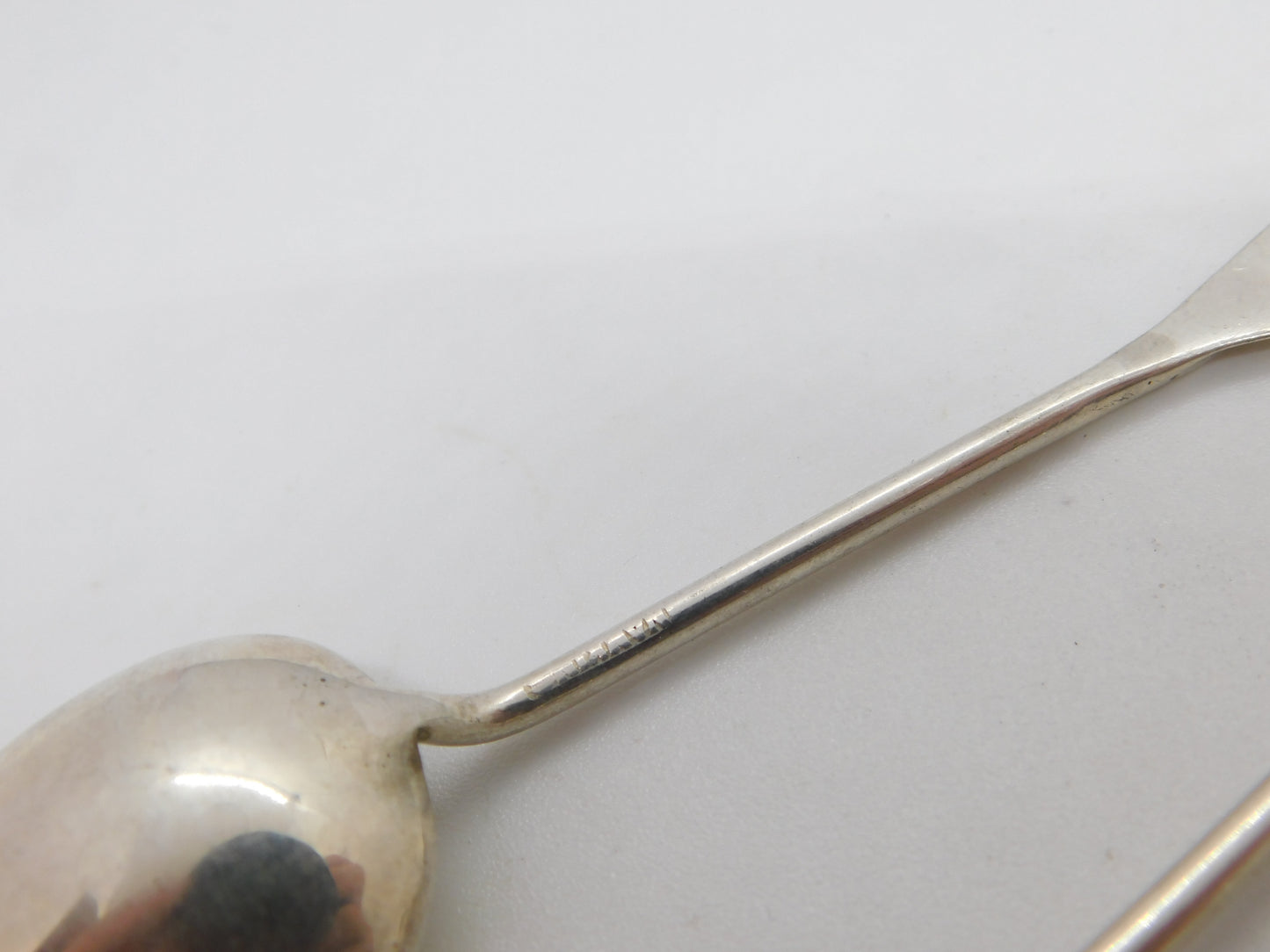 Chinese Sterling Silver Shanghai Rowing Club Oar Form Teaspoon Set Antique
