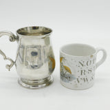 George II Sterling Silver Baluster Tankard Antique 1734 London by Thomas Teale
