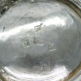 Large Georgian Sterling Silver Floral Embossed Coffee Pot 1772 London William & James Priest