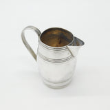 Georgian Sterling Silver Barrel Form Cream Jug 1783 London George Smith II