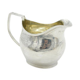 George III Sterling Silver Floral Pattern Cream Jug Antique 1816 London