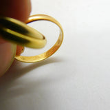Les Must de Cartier 18ct Trinity Ring with Original Box EW789 Size H UK