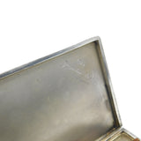Sterling Silver Aesthetic Flying Duck Pattern Cigarette Case 1938 Birmingham