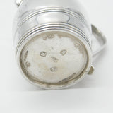 Georgian Sterling Silver Barrel Form Cream Jug 1783 London George Smith II