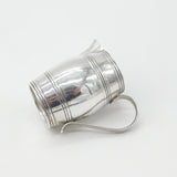 Georgian Sterling Silver Barrel Form Cream Jug 1783 London George Smith II