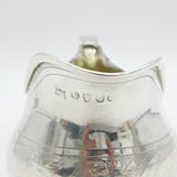 George III Sterling Silver Floral Pattern Cream Jug Antique 1816 London
