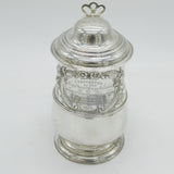 George III Sterling Silver Lidded Tankard Antique 1786 London by Thomas Wallis